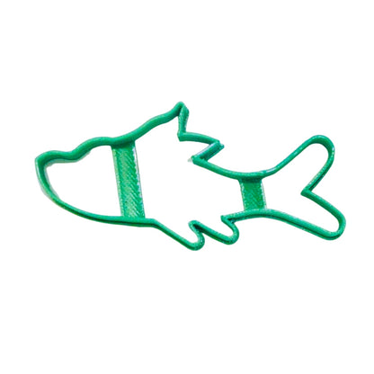 Green Fish Dr Seuss Book One Fish Two Fish Cookie Cutter Made In USA PR2482
