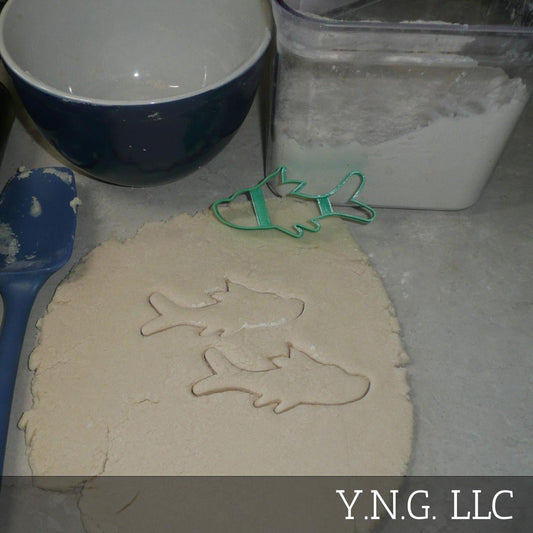 Green Fish Dr Seuss Book One Fish Two Fish Cookie Cutter Made In USA PR2482
