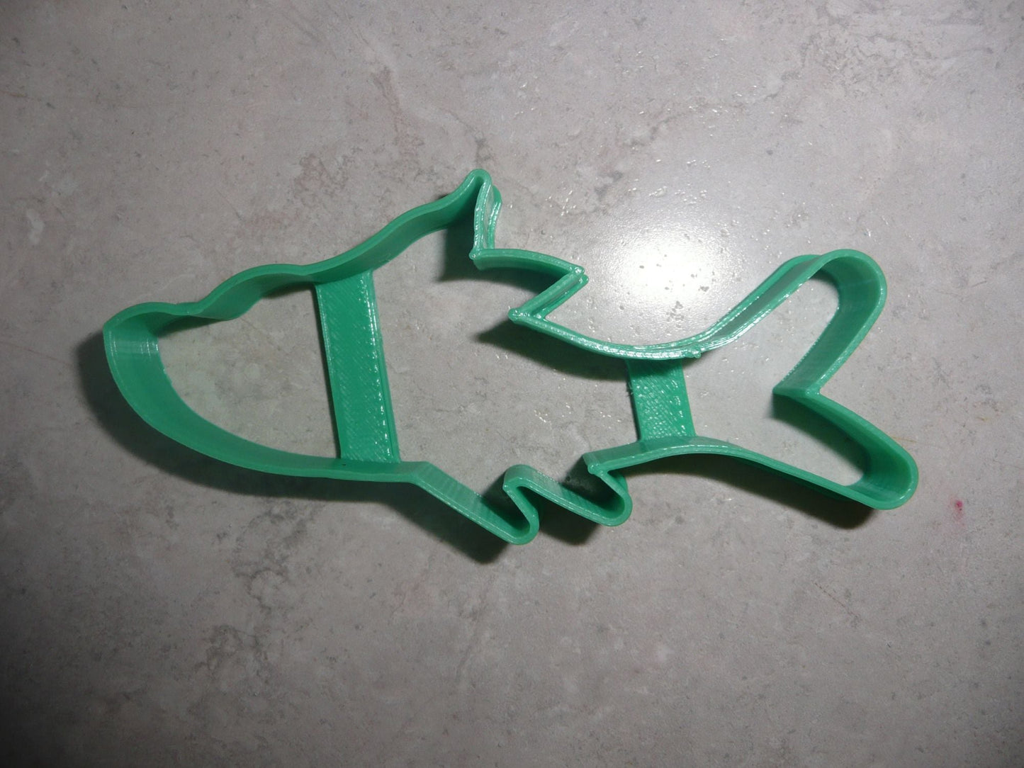 Green Fish Dr Seuss Book One Fish Two Fish Cookie Cutter Made In USA PR2482
