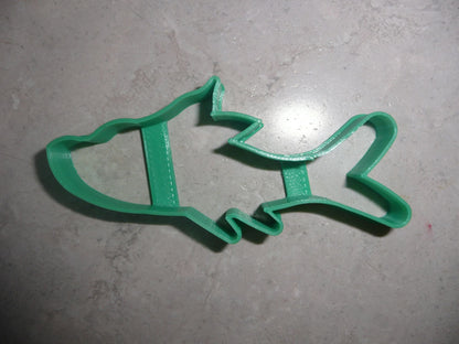 Green Fish Dr Seuss Book One Fish Two Fish Cookie Cutter Made In USA PR2482