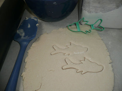 Green Fish Dr Seuss Book One Fish Two Fish Cookie Cutter Made In USA PR2482