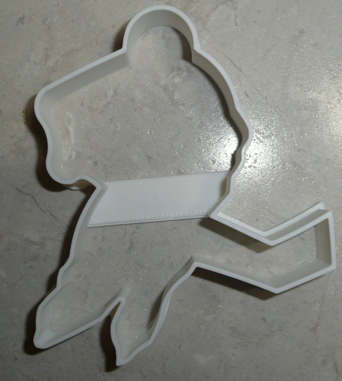 Ice Hockey Player With Stick Outline Cookie Cutter Made In USA PR2483