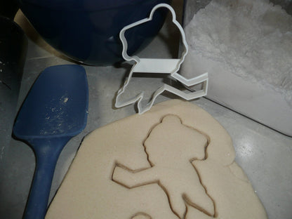 Ice Hockey Player With Stick Outline Cookie Cutter Made In USA PR2483