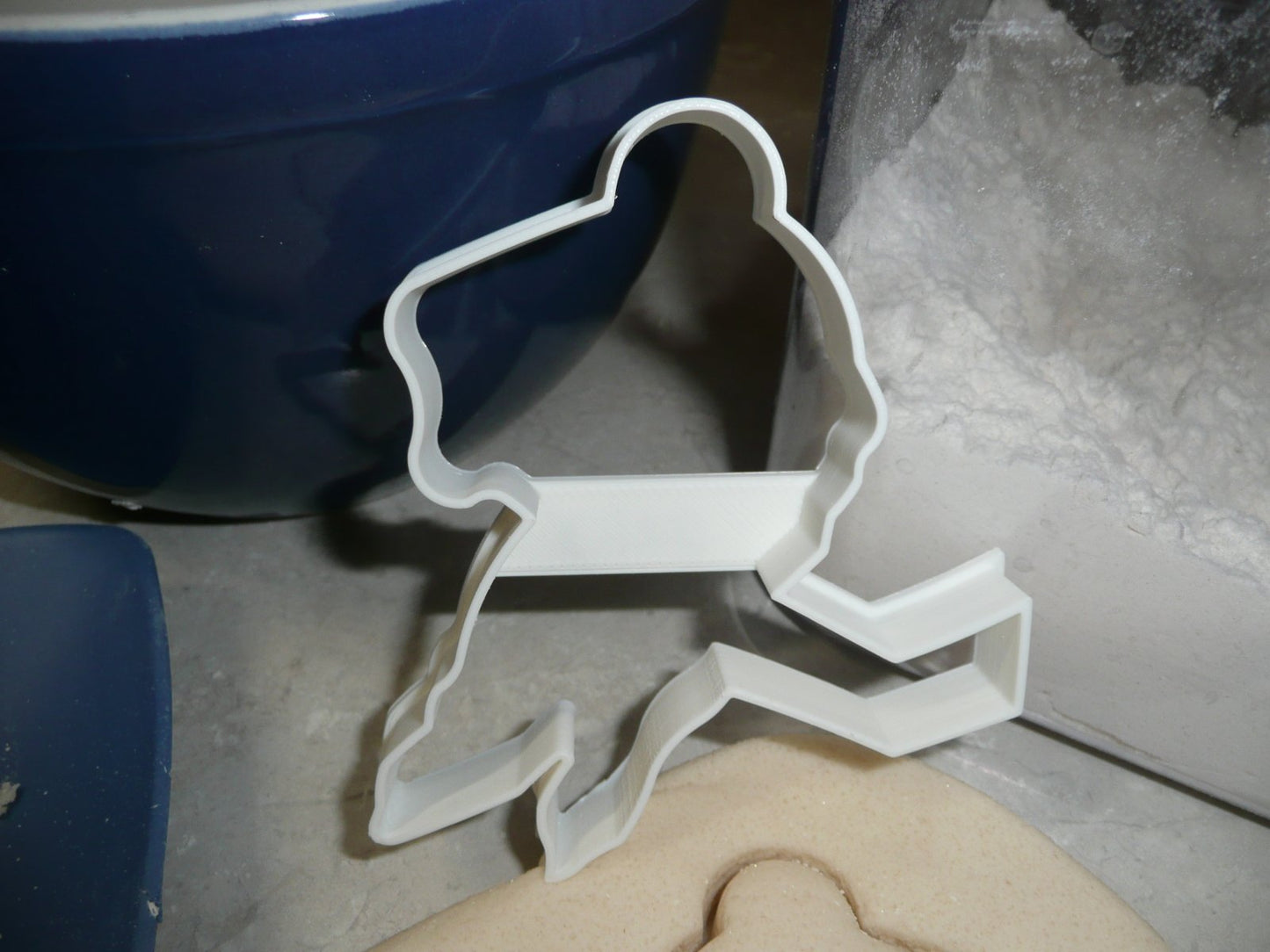 Ice Hockey Player With Stick Outline Cookie Cutter Made In USA PR2483