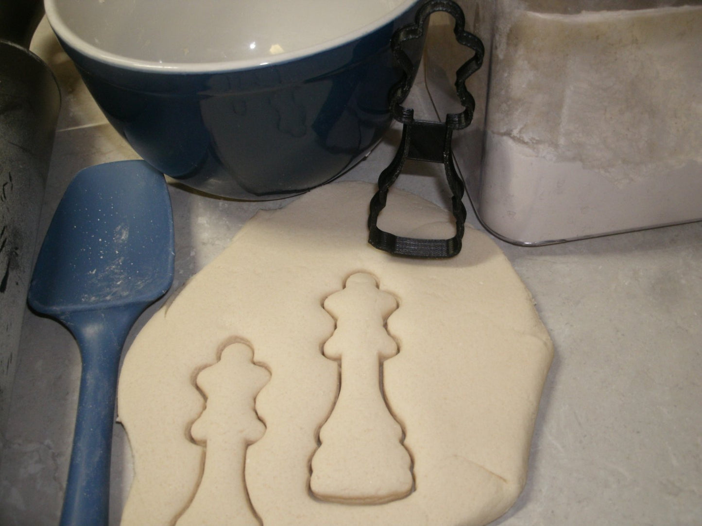 Queen Chess Board Game Piece Most Powerful Cookie Cutter Made In USA PR2488