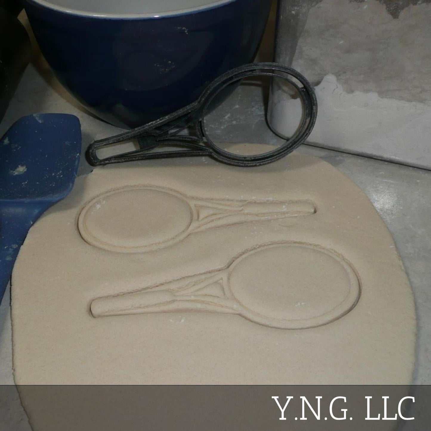 Tennis Racket Singles Doubles Match Sports Cookie Cutter Made In USA PR2499