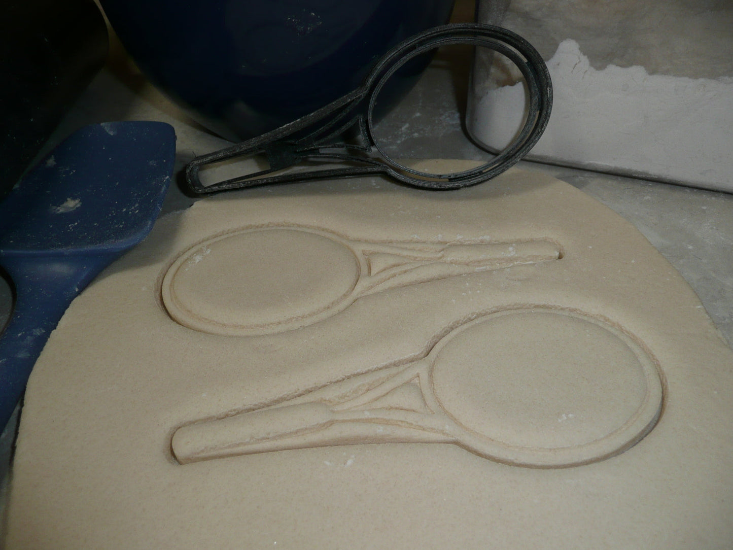 Tennis Racket Singles Doubles Match Sports Cookie Cutter Made In USA PR2499