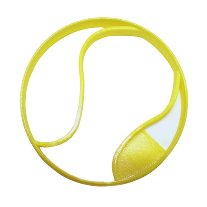 6x Tennis Ball Fondant Cutter Cupcake Topper 1.75 IN USA FD2500