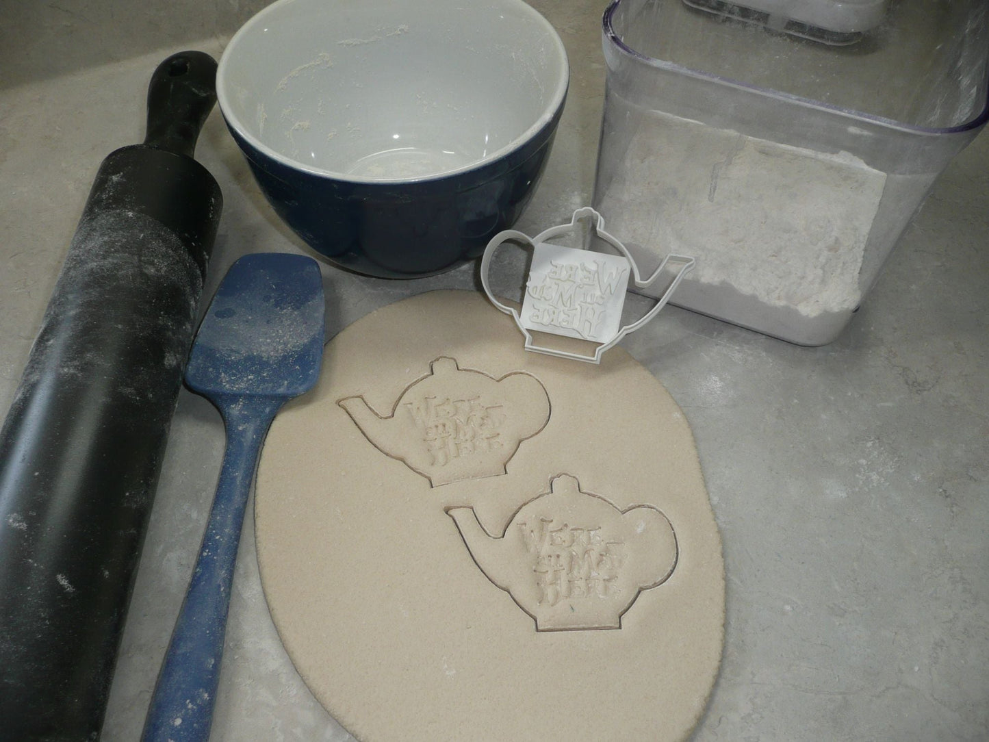 We're All Mad Here Alice in Wonderland Cookie Cutter Made In USA PR2506