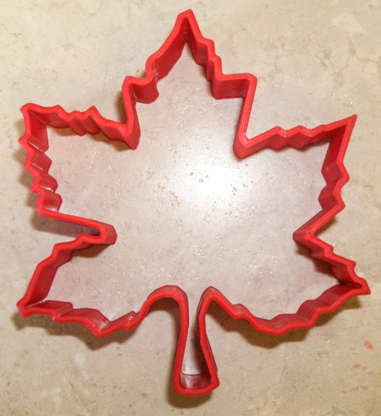 6x Maple Leaf Outline Fondant Cutter Cupcake Topper 1.75 IN USA FD251