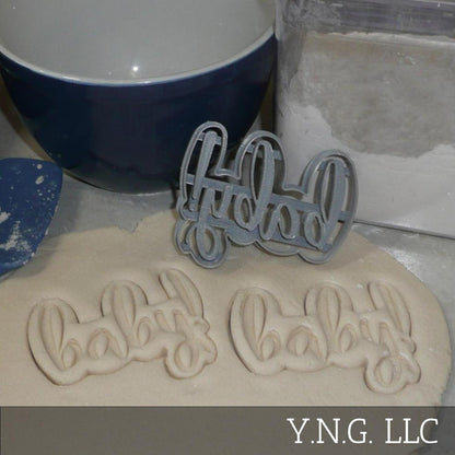 Baby Word Gender Reveal Shower Party Cookie Cutter Made In USA PR2523