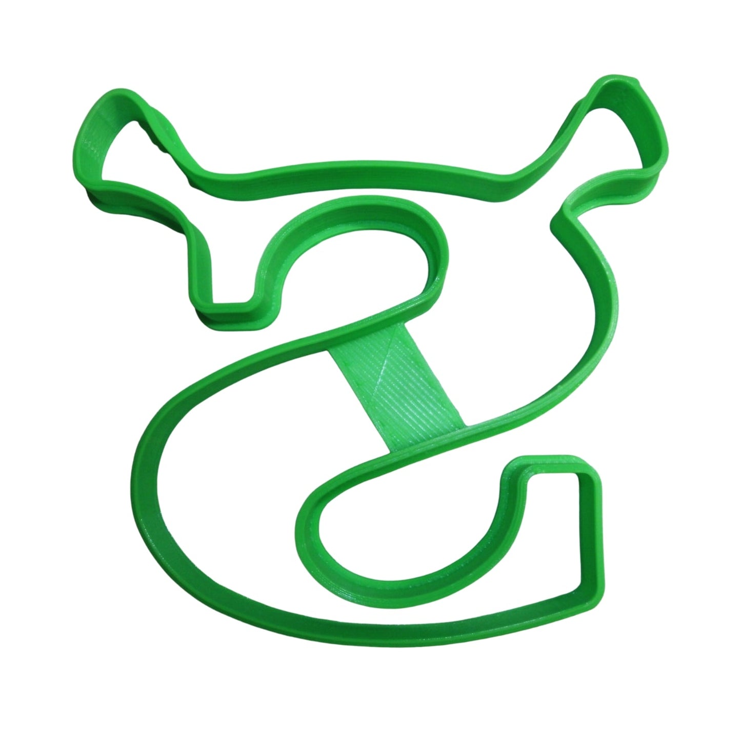 Shrek S Logo Horns Green Ogre Kids Movie Cookie Cutter Made In USA PR2528