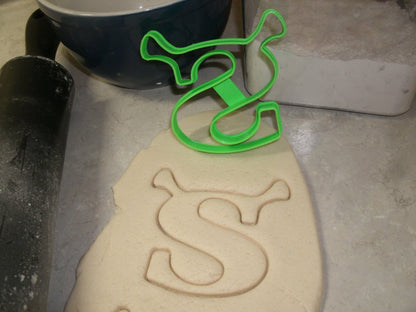 Shrek S Logo Horns Green Ogre Kids Movie Cookie Cutter Made In USA PR2528