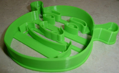 Shrek Face Green Ogre Movie Character Cookie Cutter Made In USA PR2529