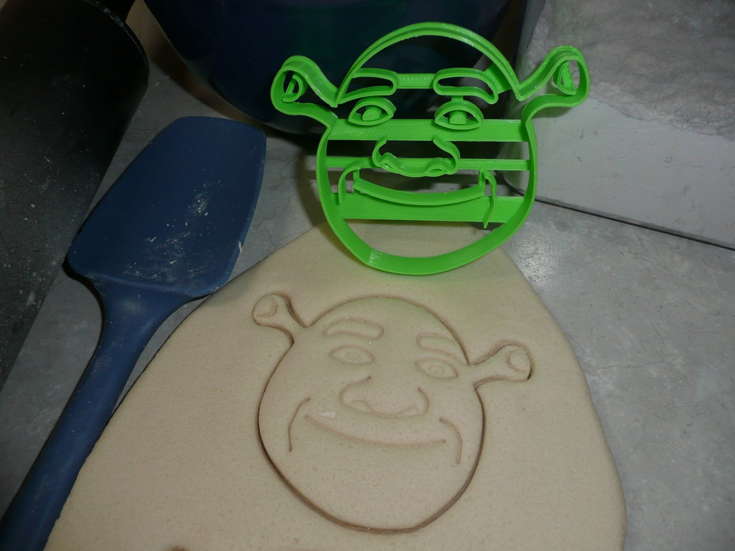 Shrek Face Green Ogre Movie Character Cookie Cutter Made In USA PR2529