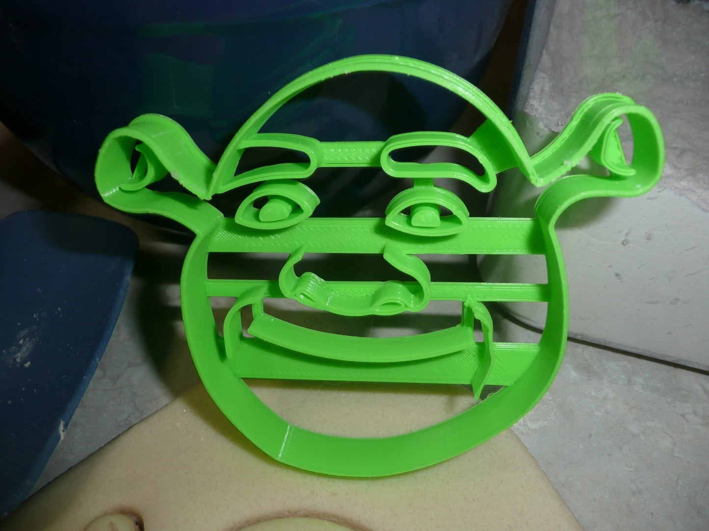 Shrek Face Green Ogre Movie Character Cookie Cutter Made In USA PR2529