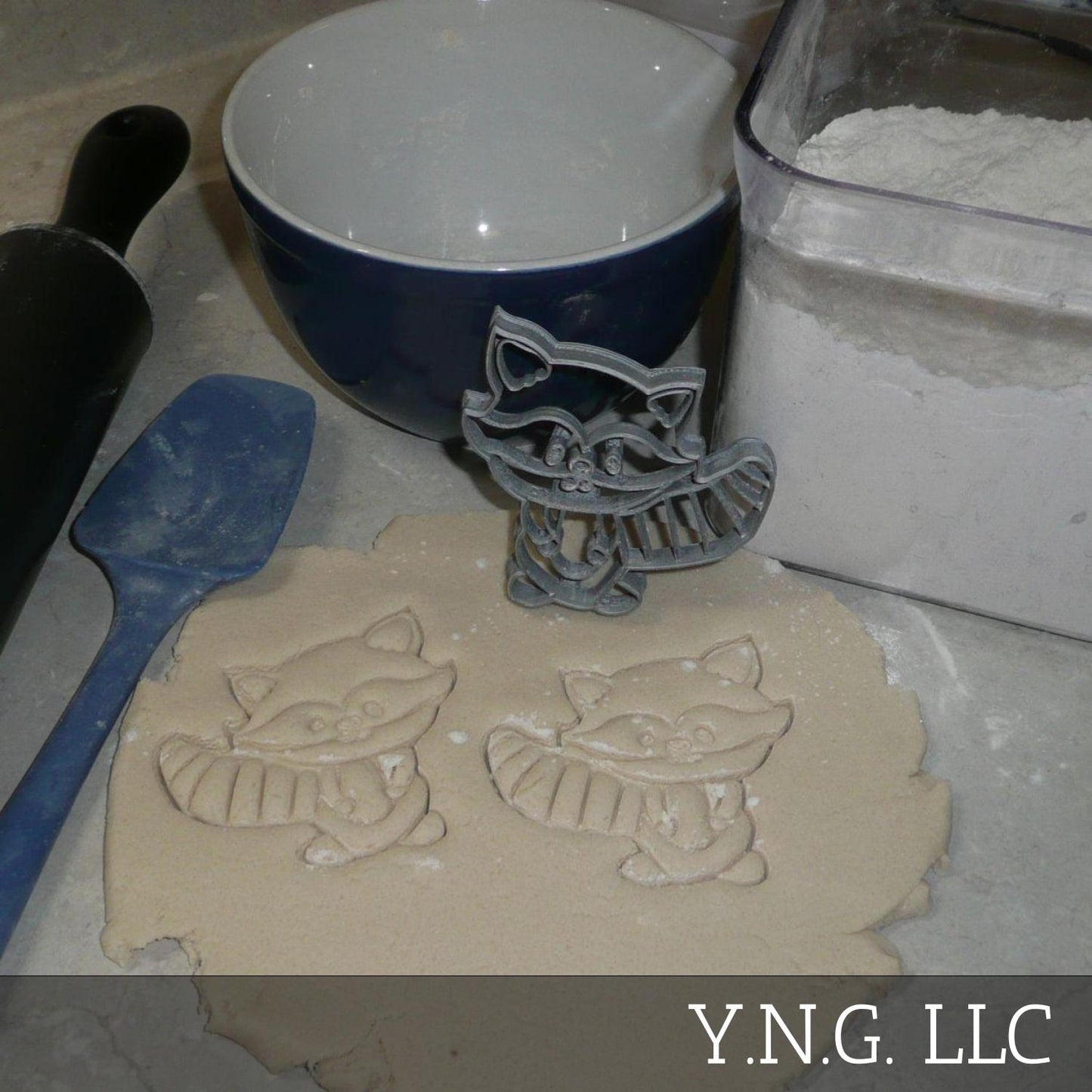 Baby Raccoon Cub Woods Forest Woodland Animal Cookie Cutter Made In USA PR2533