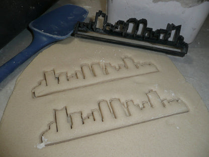 Fort Worth Texas City Skyline Horizon Cookie Cutter Made In USA PR2544