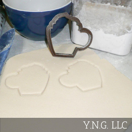 Cocoa Mug Hot Chocolate Whipped Cream Coffee Christmas Cookie Cutter USA PR258