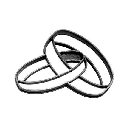 Linked Rings Anniversary Wedding Engagement Cookie Cutter Made In USA PR2587