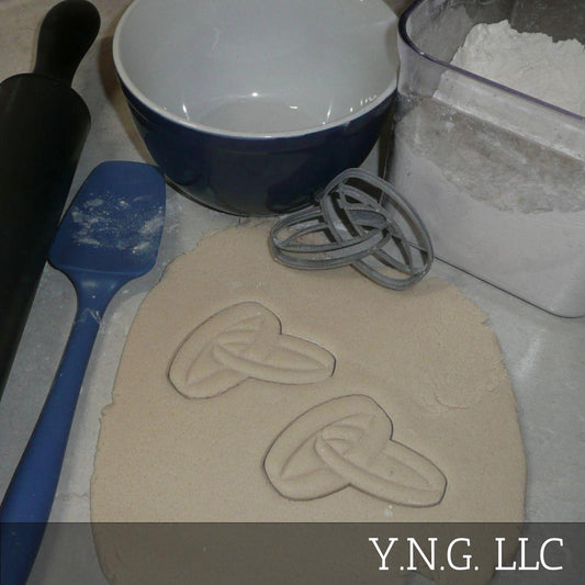 Linked Rings Anniversary Wedding Engagement Cookie Cutter Made In USA PR2587