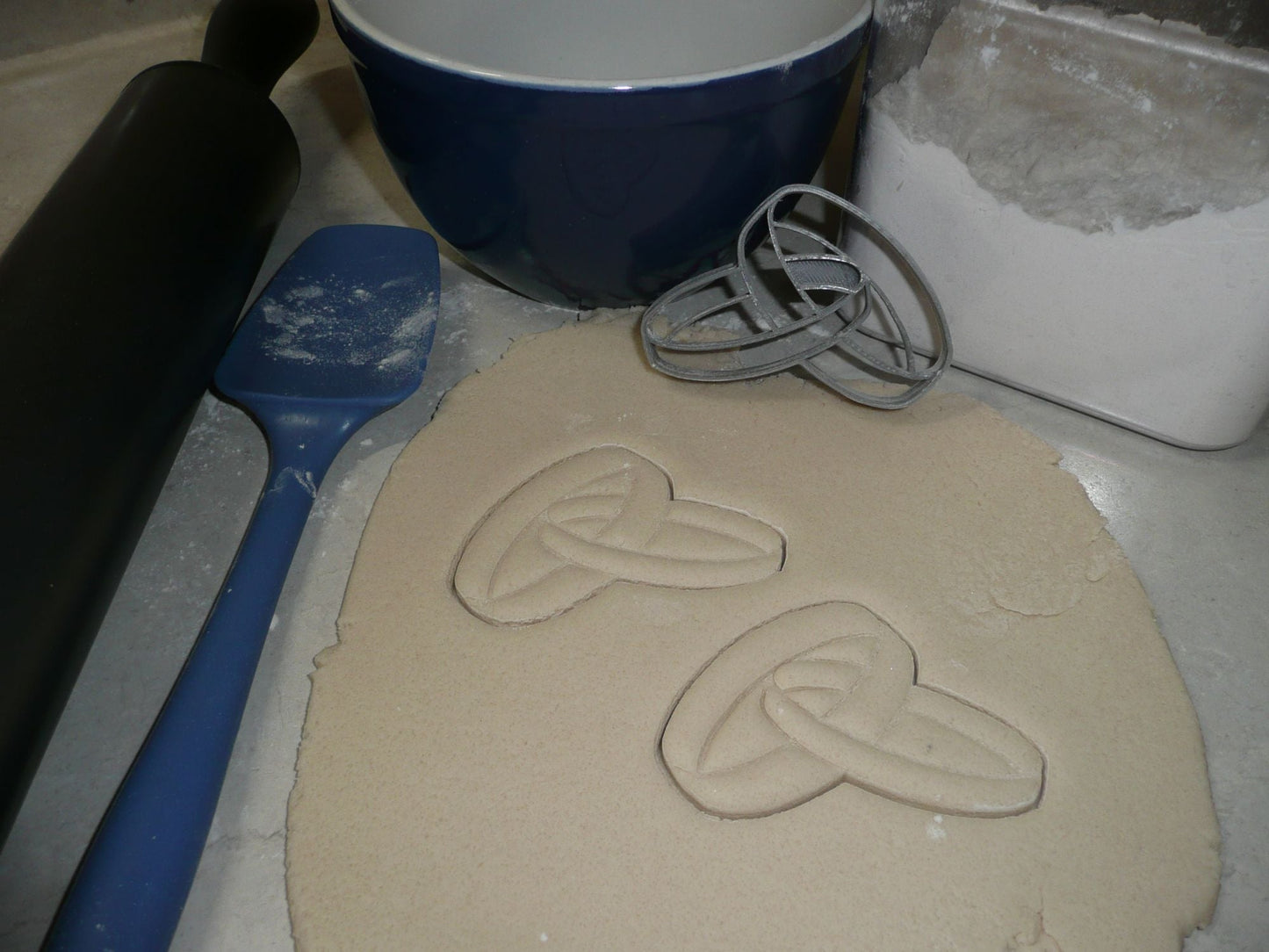 Linked Rings Anniversary Wedding Engagement Cookie Cutter Made In USA PR2587