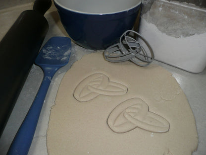 Linked Rings Anniversary Wedding Engagement Cookie Cutter Made In USA PR2587