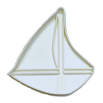 6x Sailboat Sail Boat Fondant Cutter Cupcake Topper 1.75 IN USA FD2591