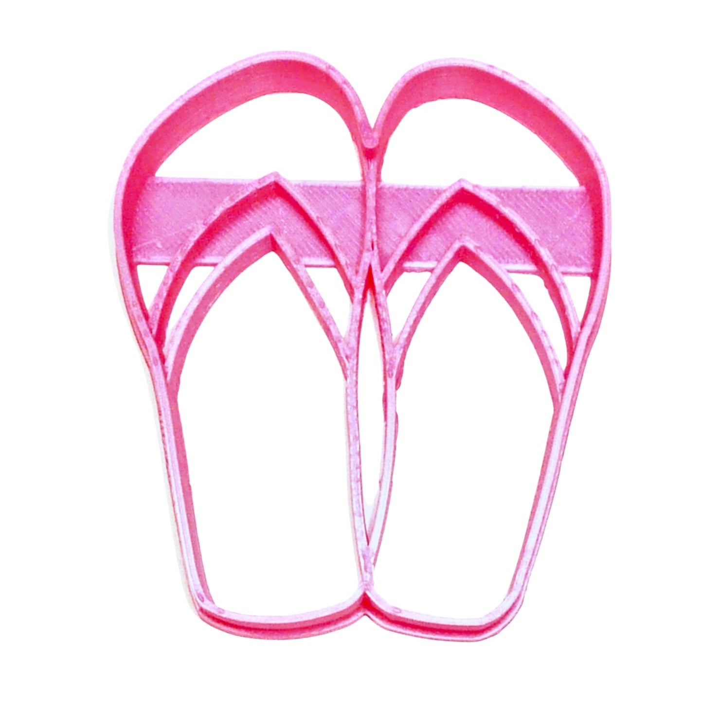 6x Flip Flop Flipflops Fondant Cutter Cupcake Topper 1.75 IN USA FD2598