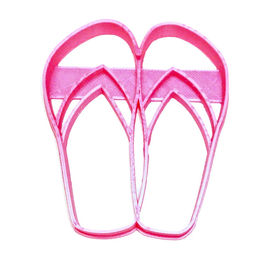 6x Flip Flop Flipflops Fondant Cutter Cupcake Topper 1.75 IN USA FD2598