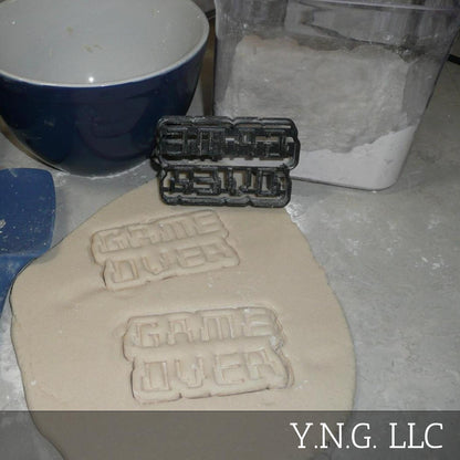 Game Over Wedding Bachelor Nerd Video Games Cookie Cutter Made In USA PR2599
