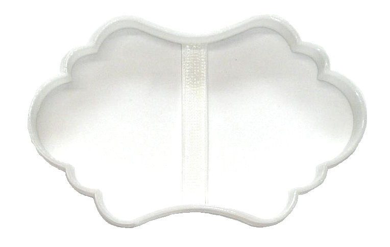 Fancy Plaque Frame 1 Cookie Cutter Made In USA PR260