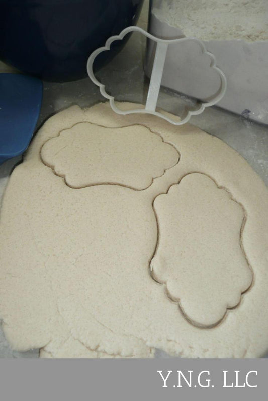 Fancy Plaque Frame 1 Cookie Cutter Made In USA PR260