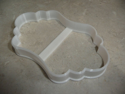 Fancy Plaque Frame 1 Cookie Cutter Made In USA PR260