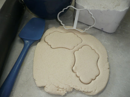 Fancy Plaque Frame 1 Cookie Cutter Made In USA PR260