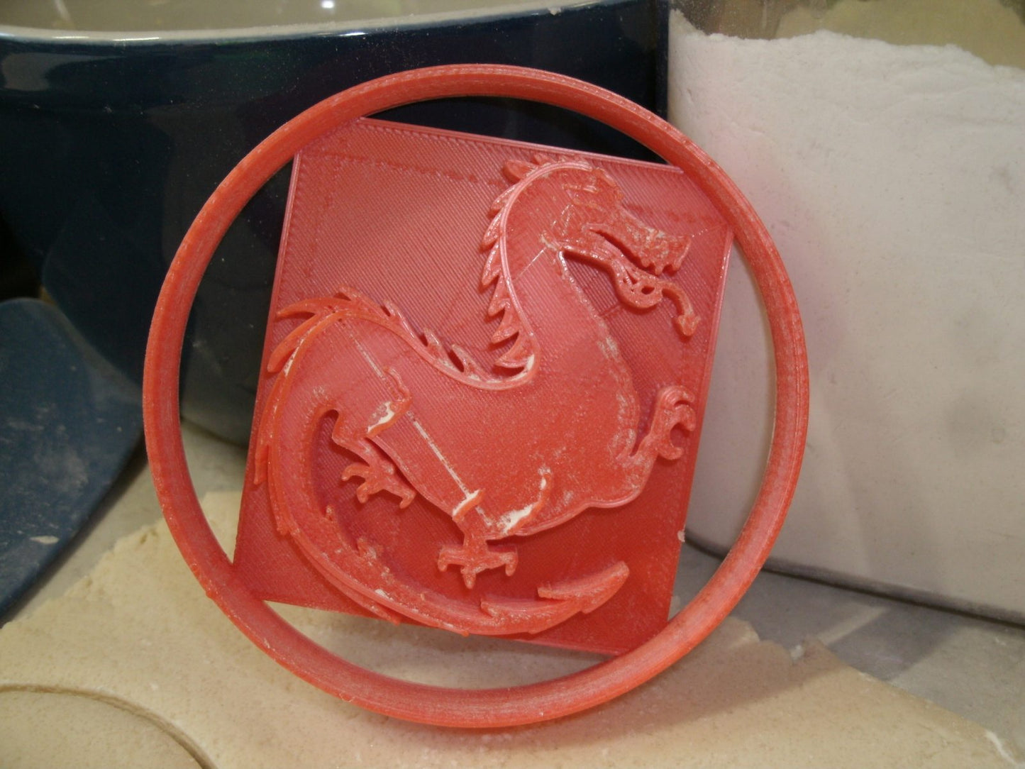 Dragon Fire Breathing Winged Creature Cookie Cutter Made In USA PR2668