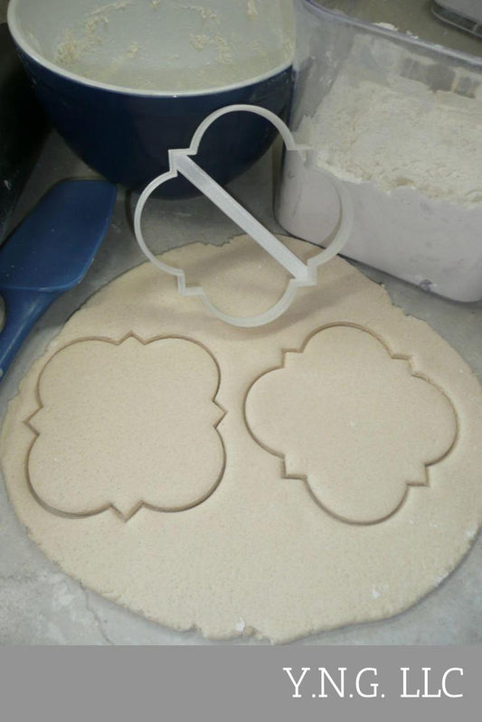 Abigail Frame Fancy Square Plaque Cookie Cutter Made In USA PR268