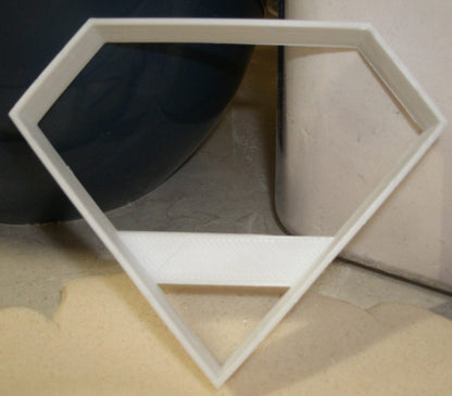 Diamond Cut Outline Gem Crystal Jewel Cookie Cutter Made In USA PR2686