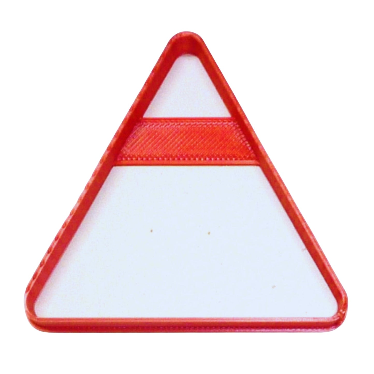 6x Triangle Shape Sign Fondant Cutter Cupcake Topper 1.75 IN USA FD2688