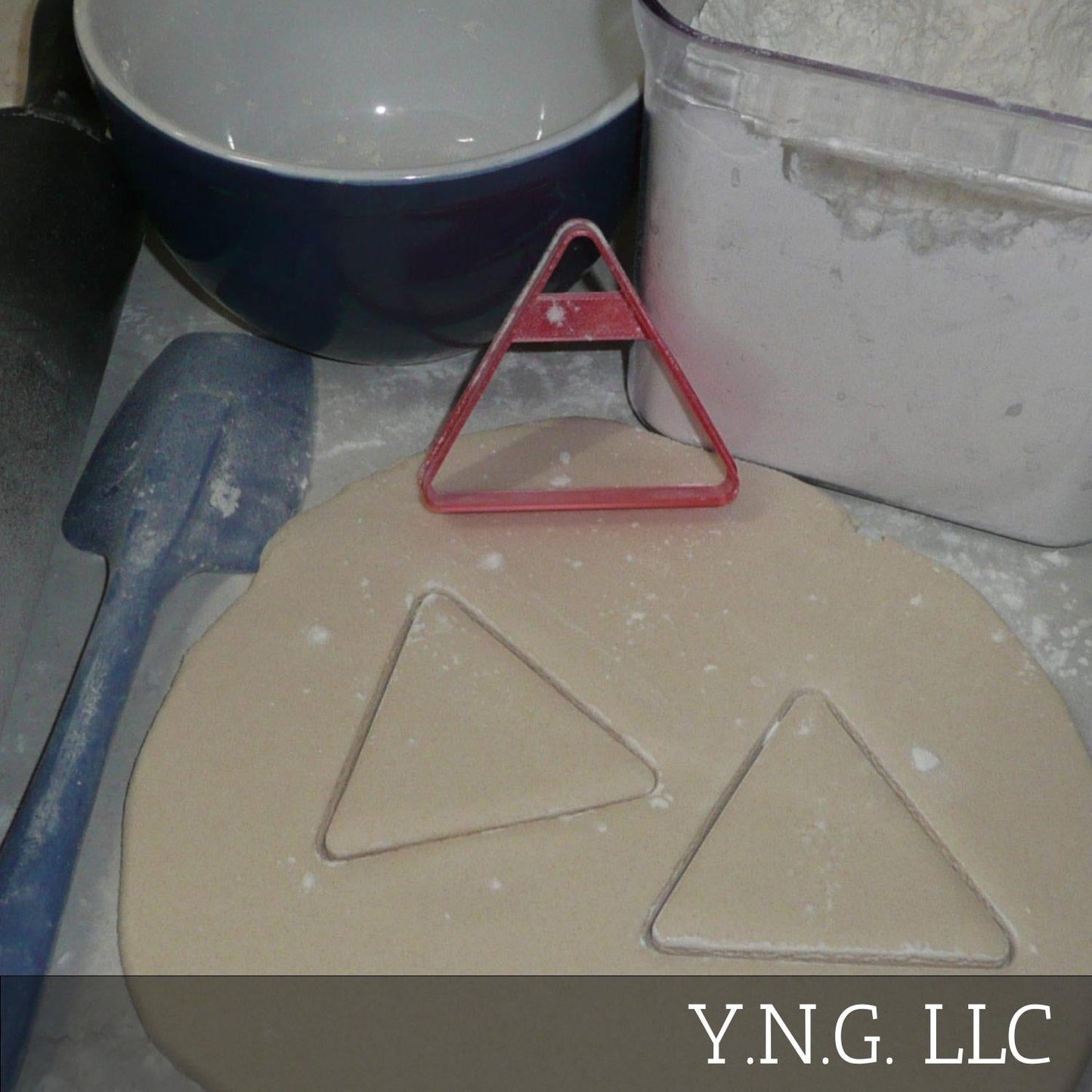 Triangle Shape Yield Road Sign Pool Rack Cookie Cutter Made In USA PR2688