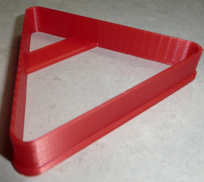 Triangle Shape Yield Road Sign Pool Rack Cookie Cutter Made In USA PR2688