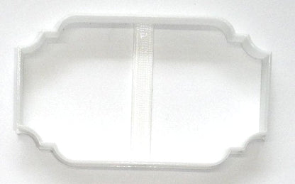 Diane Frame Fancy Rectangle Plaque Cookie Cutter Made In USA PR271