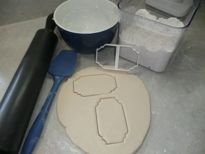 Diane Frame Fancy Rectangle Plaque Cookie Cutter Made In USA PR271