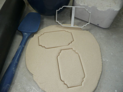 Diane Frame Fancy Rectangle Plaque Cookie Cutter Made In USA PR271