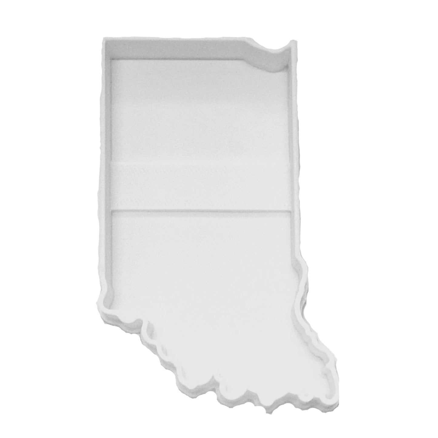 6x State of Indiana Fondant Cutter Cupcake Topper 1.75 IN USA FD2714