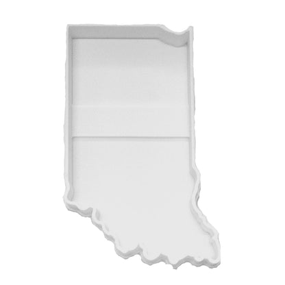 6x State of Indiana Fondant Cutter Cupcake Topper 1.75 IN USA FD2714