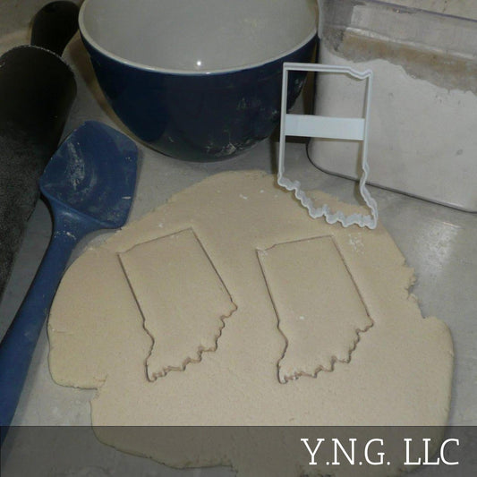 State of Indiana Outline Hoosier Midwest Cookie Cutter Made In USA PR2714