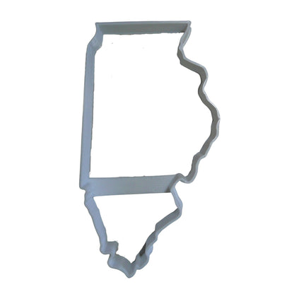 State of Illinois Outline Land of Lincoln Cookie Cutter Made In USA PR2716