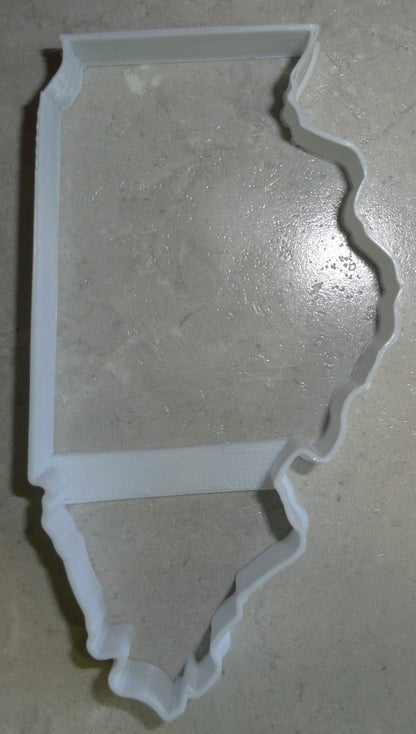 State of Illinois Outline Land of Lincoln Cookie Cutter Made In USA PR2716