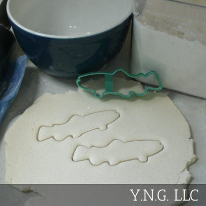 Trout Fish Fishing Lake Pond River Cookie Cutter Made In USA PR2739